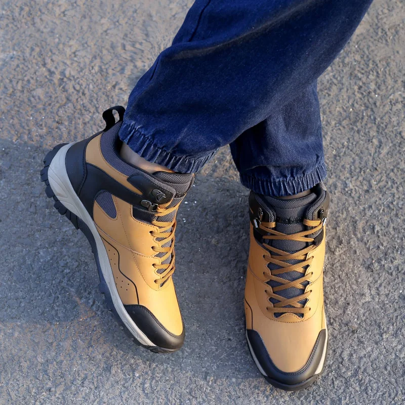 Bacca Bucci Tan Alpine Hiking & Trekking Boots for Men | Best Price UAE